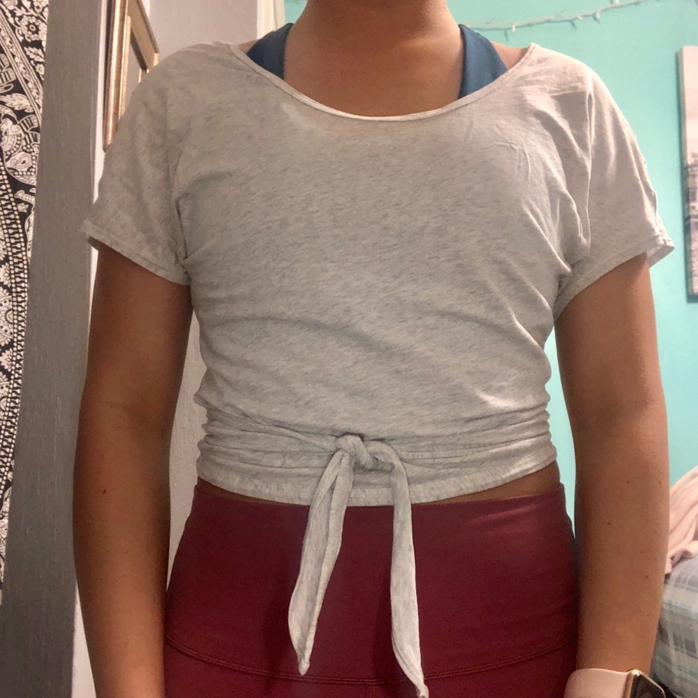 Lululemon wrap tie shirt